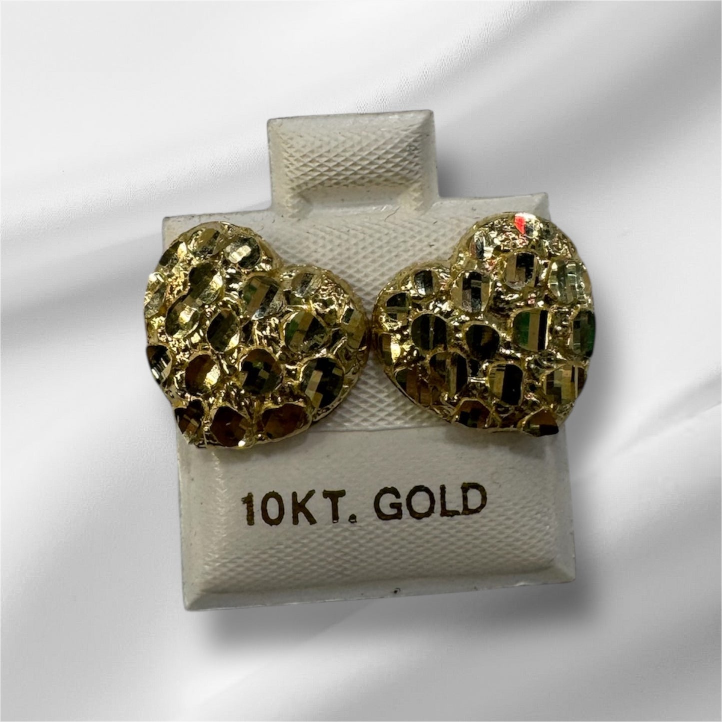 Heart Nugget Earrings