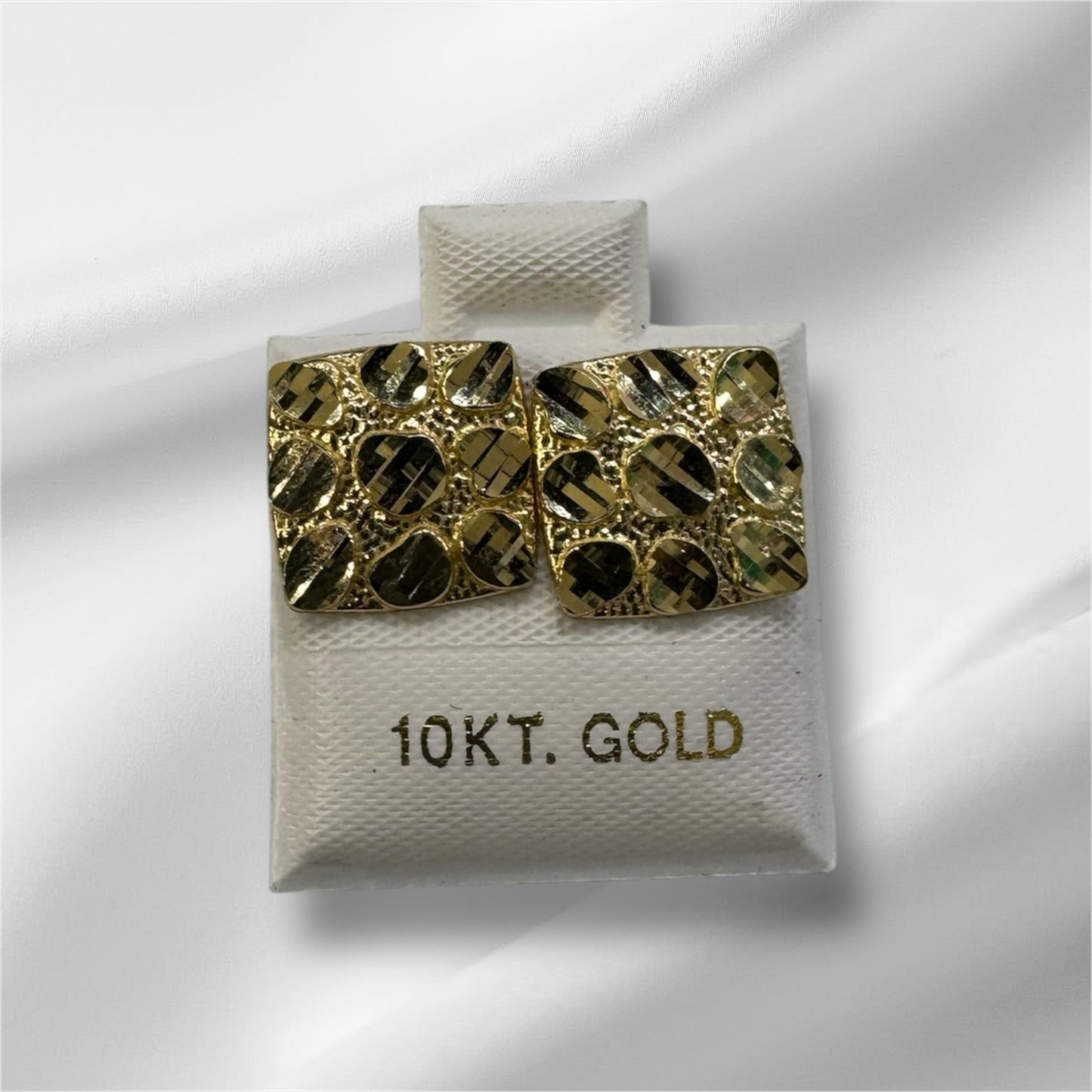 Square Nugget Earrings