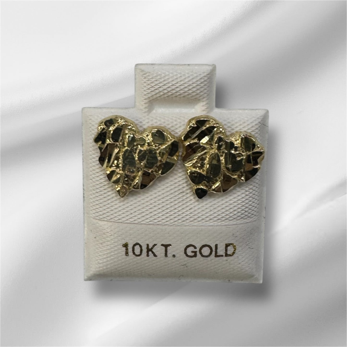 Heart Nugget Earrings